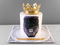 Торт Лев с золотой короной на 30 лет