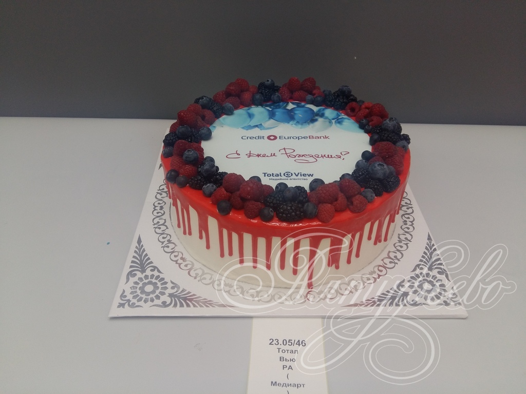 Торты на заказ «Алтуфьево». Готовый торт для наших клиентов на 22 мая 2019 года. Номер заказа: 23.05_46_1
