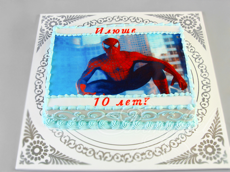 Торт«Человек-паук»