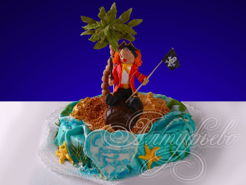 Торт«Пиратскиепоздравления»