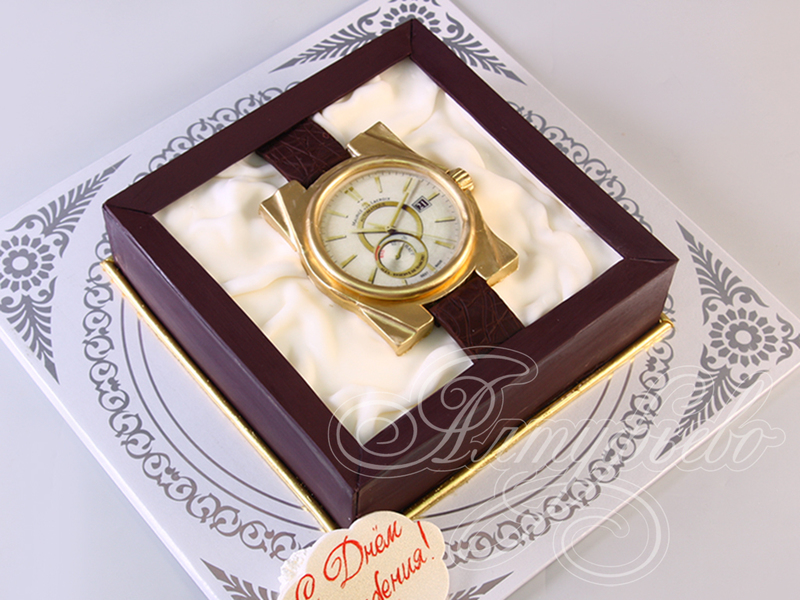 Торт-часы«Картье»