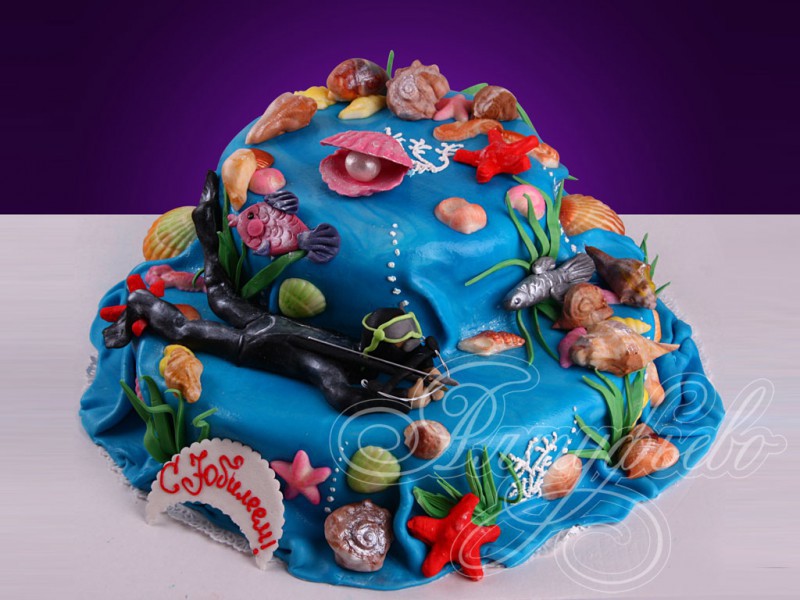 Торт«Подводныйохотник»