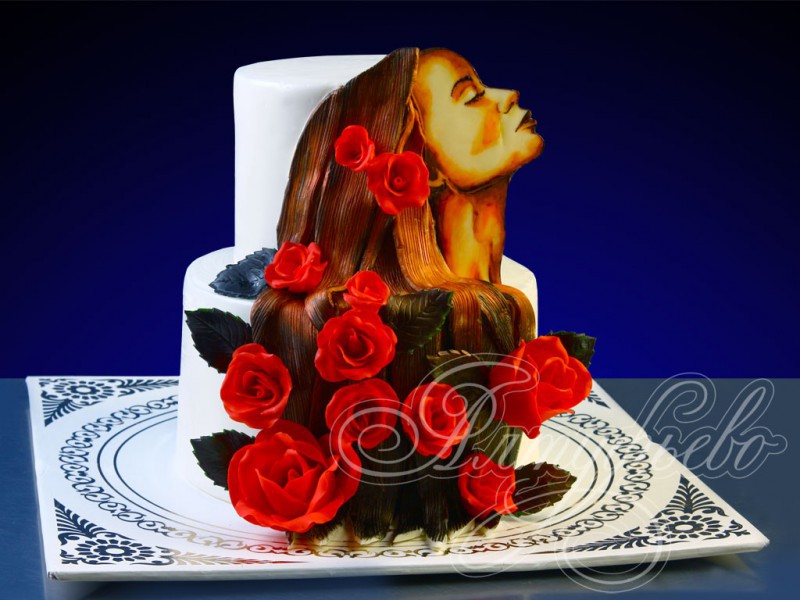 Торт«Розывволосах»