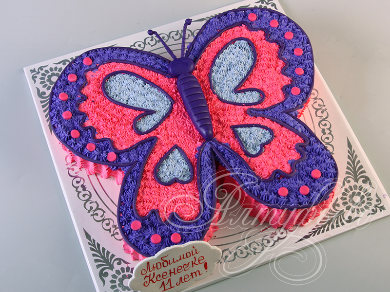 Торт в форме Бабочки