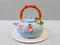 Торт "Голубой чайник" для женщины