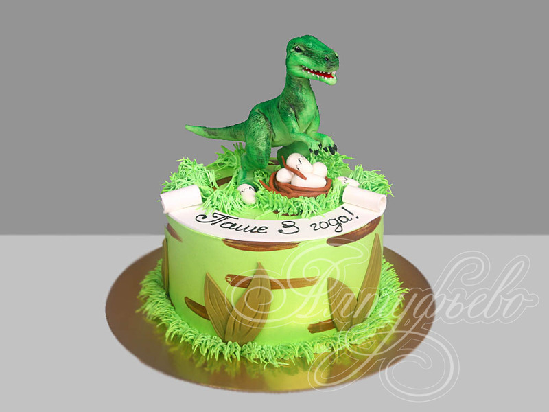 Торт Динозавр с гнездом