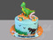 Торт с Динозавриком