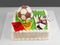 Футбольный торт с мячом и перчатками