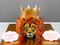 Торт со Львом и золотой короной