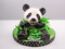 Торт Панда с бамбуком