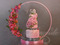 Торт "Розовая Нежность" на 50 лет