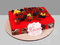 Юбилейный торт с ягодами для мужчины