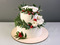 Торт с цветами и ягодами на 8 Марта