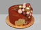 Торт Золотой слон с шарами