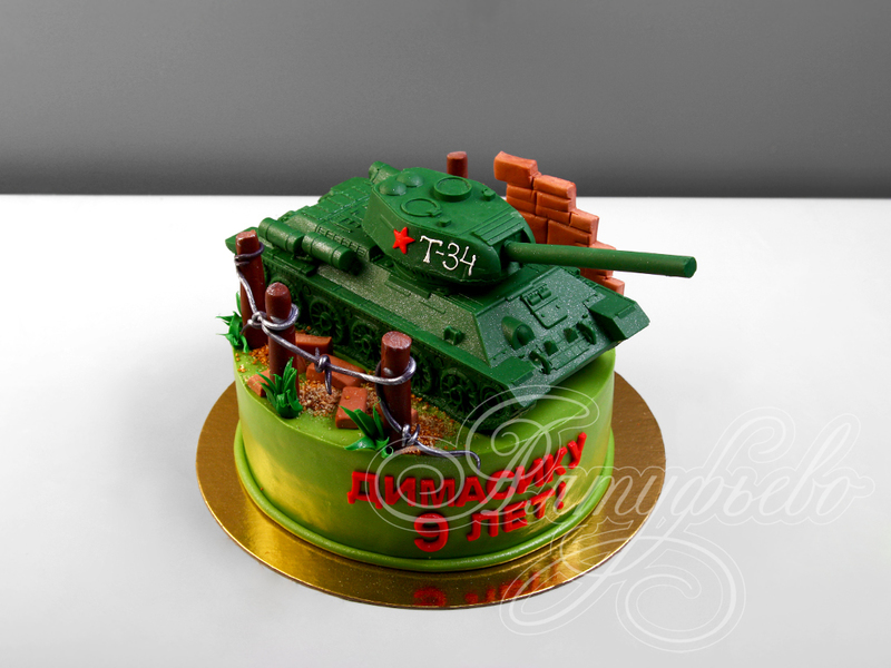 Торт с Танком Т-34