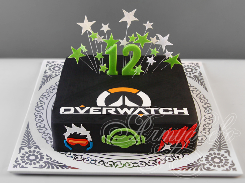 Торт Overwatch для подростка