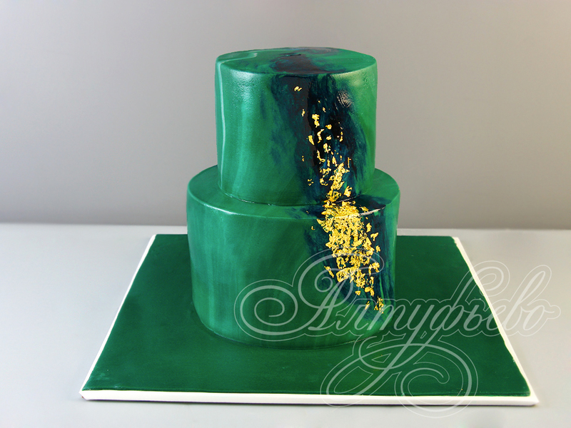 Торт зеленый