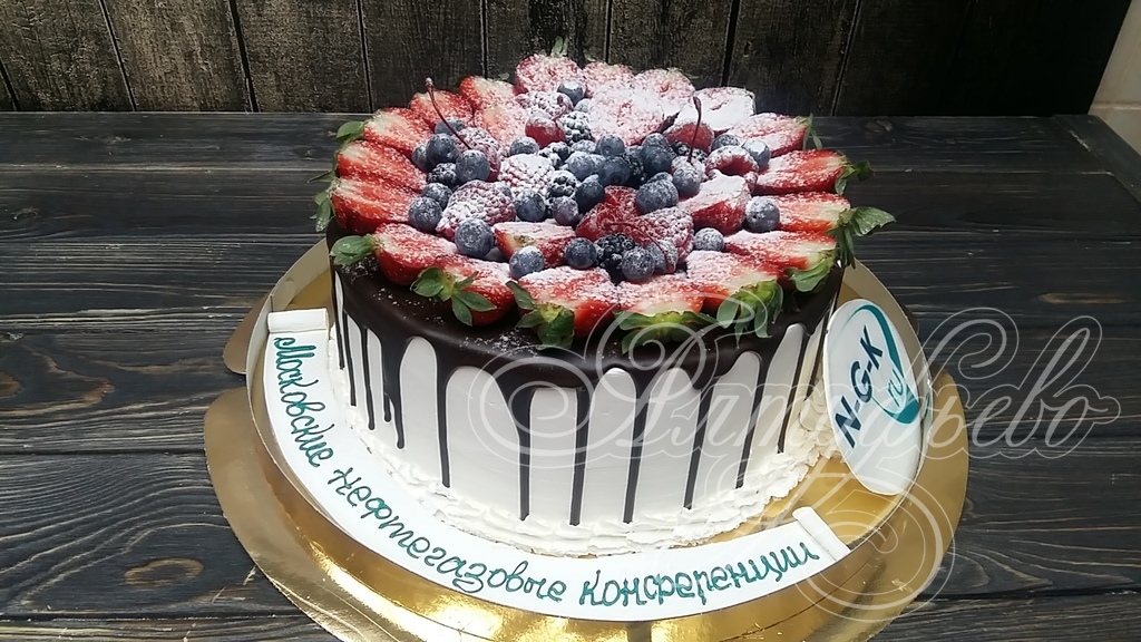 Торты на заказ «Алтуфьево». Готовый торт для наших клиентов на 21 февраля 2018 года. Номер заказа: 22.02_60_1