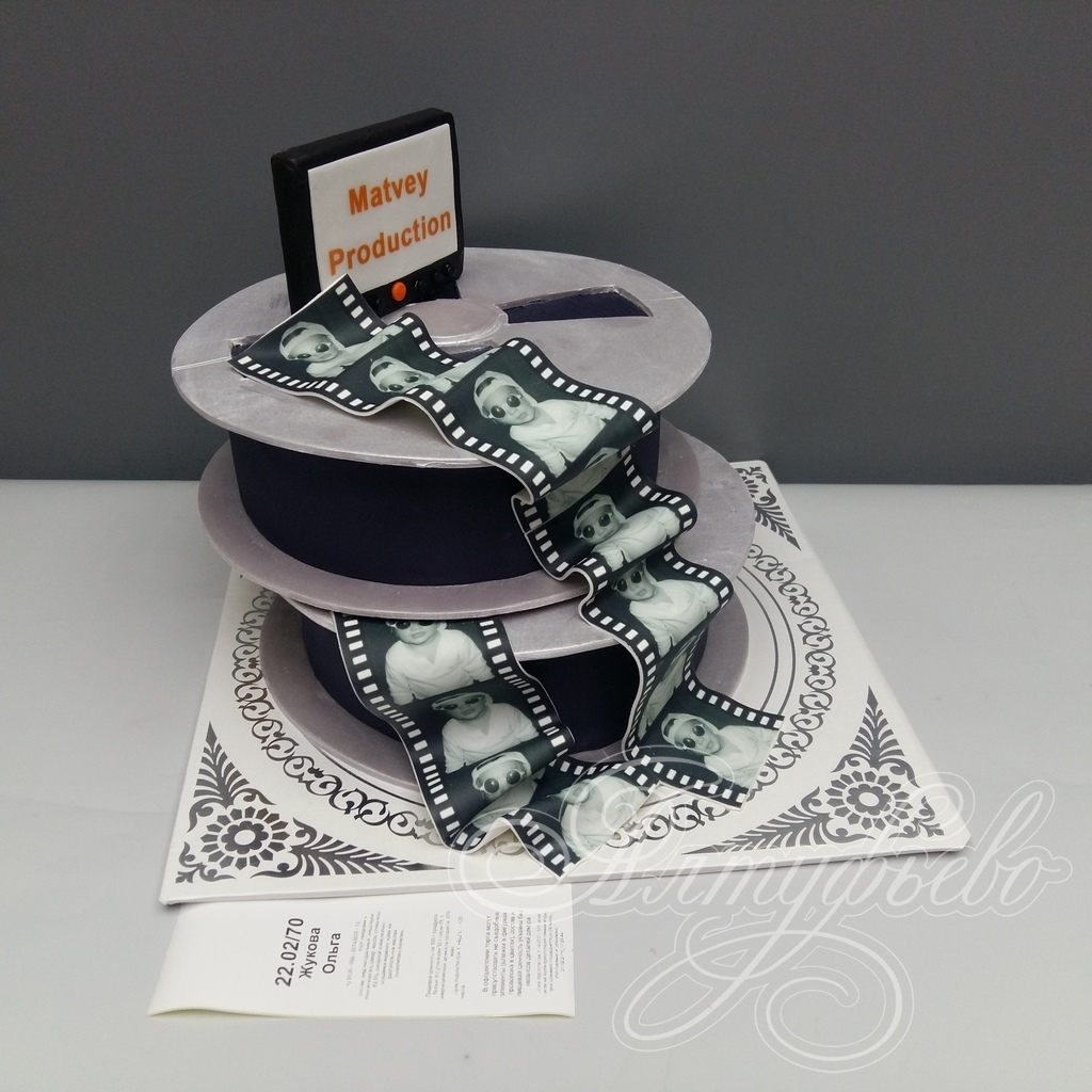 Торты на заказ «Алтуфьево». Готовый торт для наших клиентов на 21 февраля 2019 года. Номер заказа: 22.02_70_1