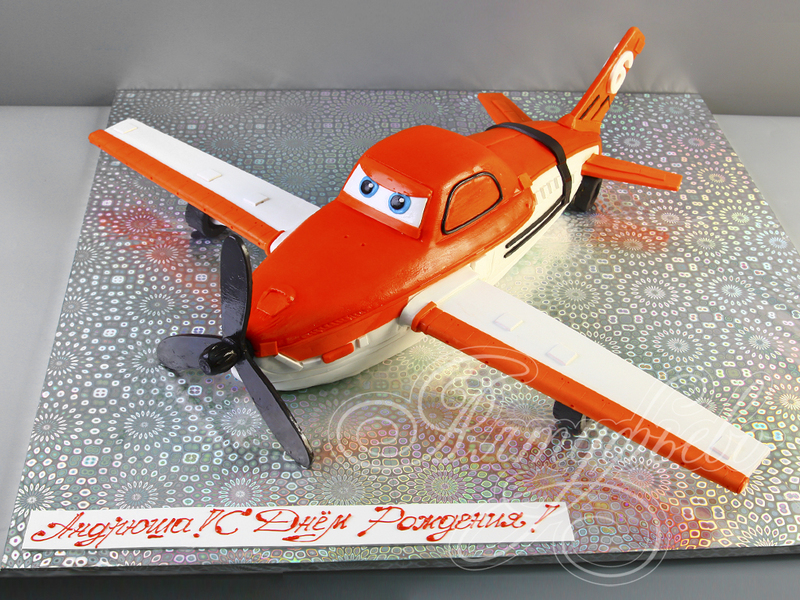 Детский торт «Самолетик Дасти»