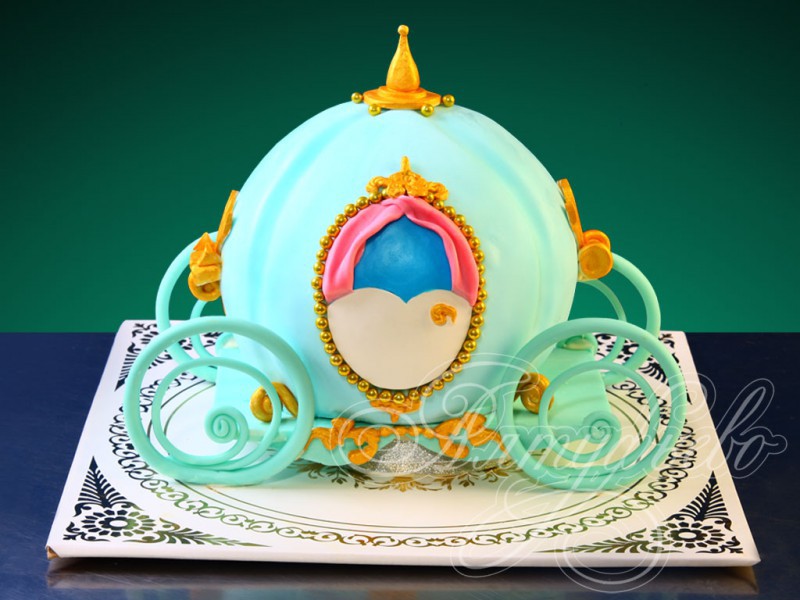 Детский торт «Карета Золушки»