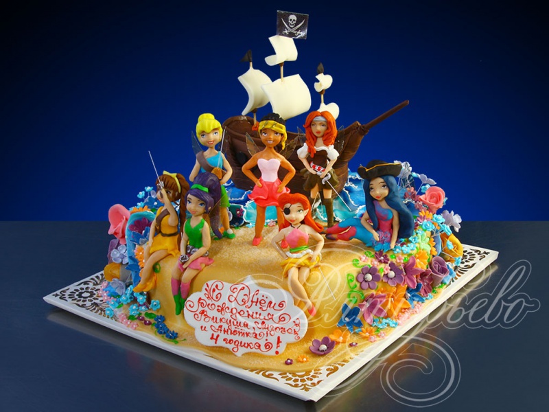 Детский торт «Веселые пираты»