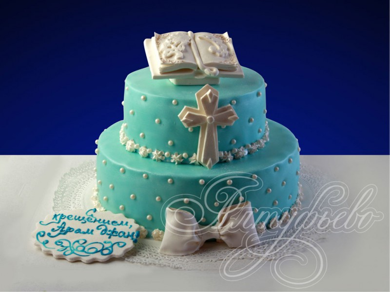 Торт«Крещениесыночка»