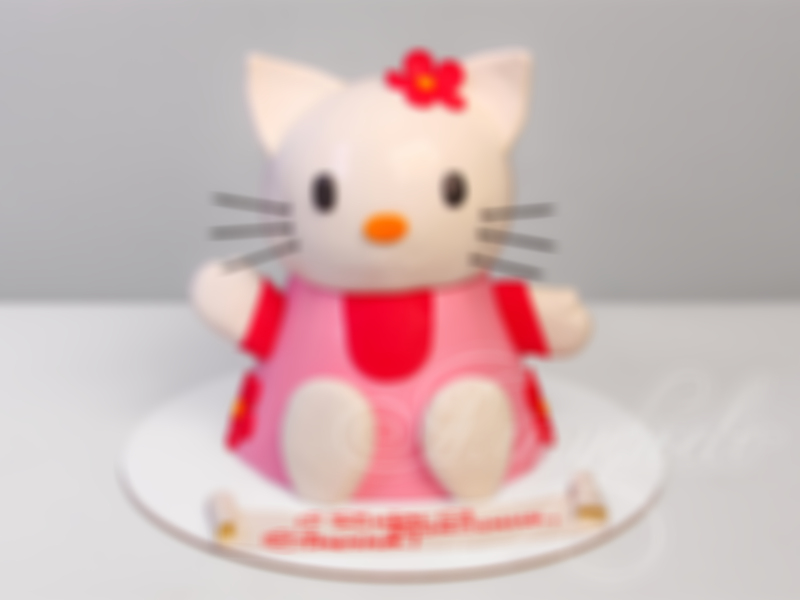 Детский торт «Малышка Кити спешит поздравить»