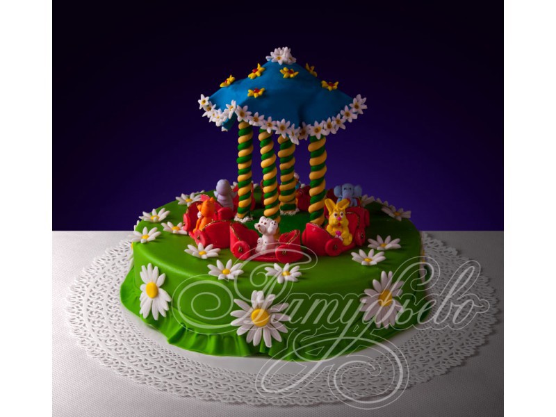 Торт «Волшебная полянка»