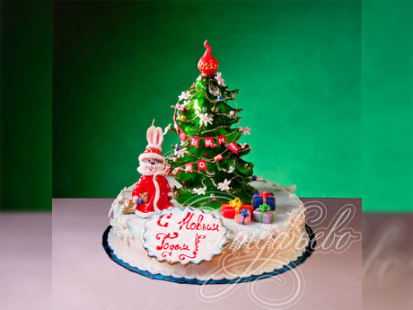 Новогодний торт «Елочка-красавица»