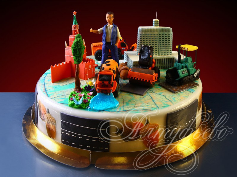 Корпоративный торт «Строителю»