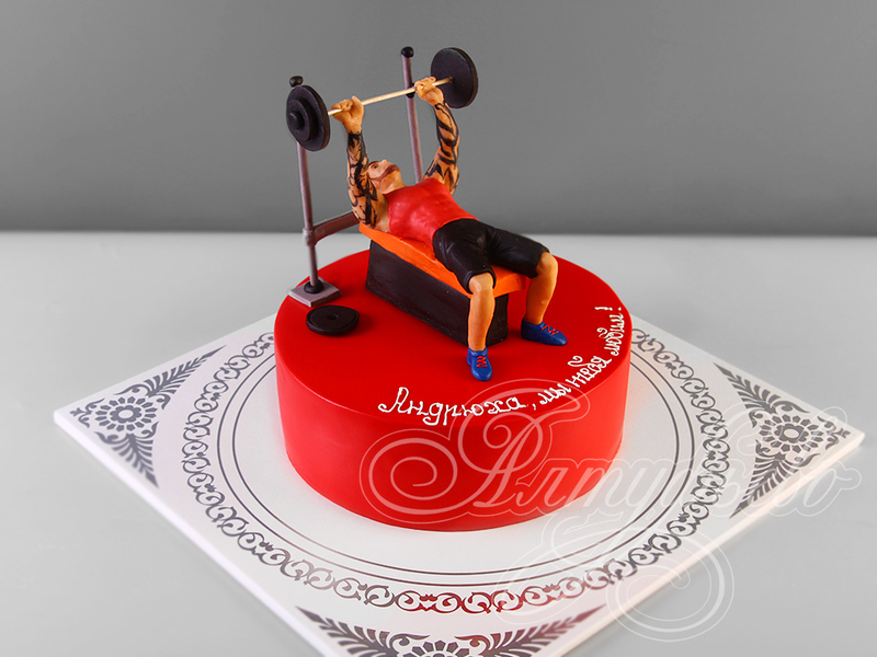 Подарочный торт «Настоящий спортсмен»