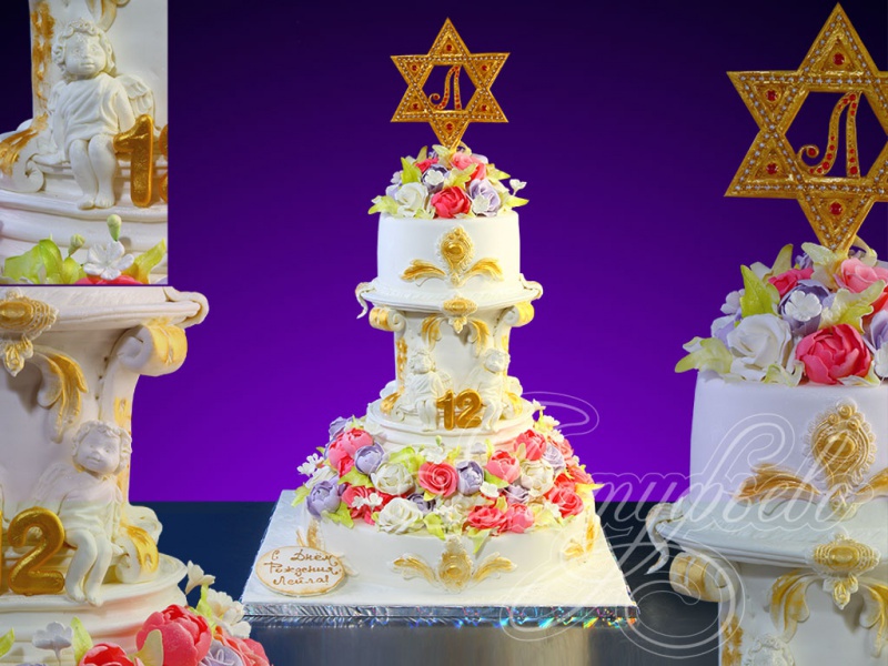 Подарочный торт «Звезда Давида»