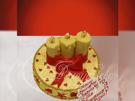 Торт на день рождения «Свечи для именинника»