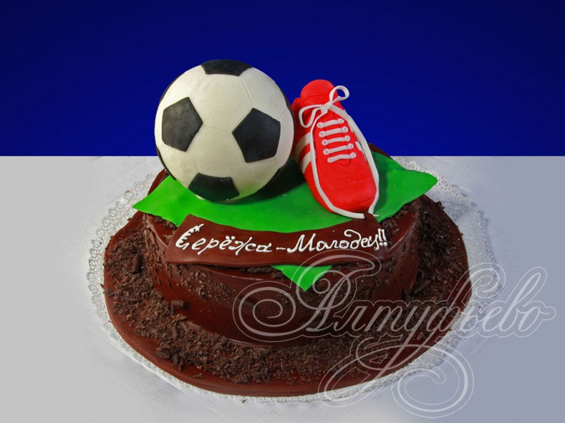 Праздничный торт «Успешному футболисту»