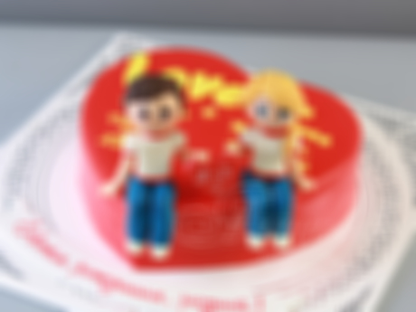 Торт Сердце Love is