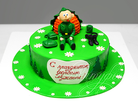Торт 23 февраля