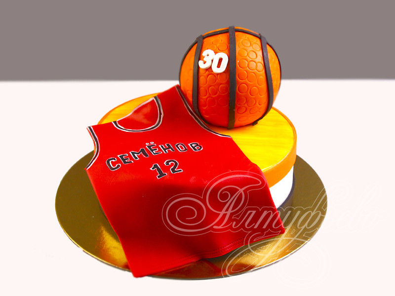 Торт Баскетбол на 30 лет