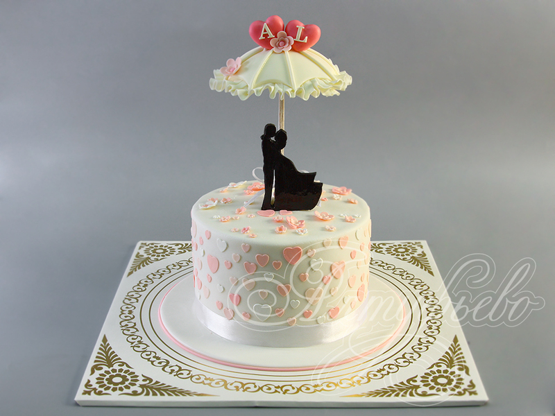 Торт свадебный для небольшой компании 08072118