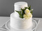 Сливочный свадебный торт с розами