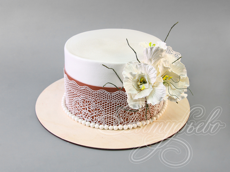 Белый свадебный торт 25087118