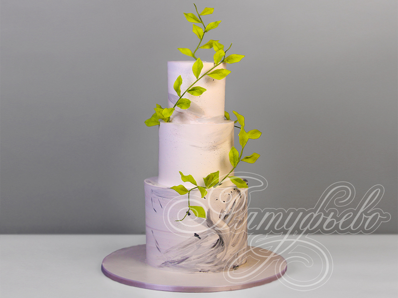 Белый свадебный торт 15083221