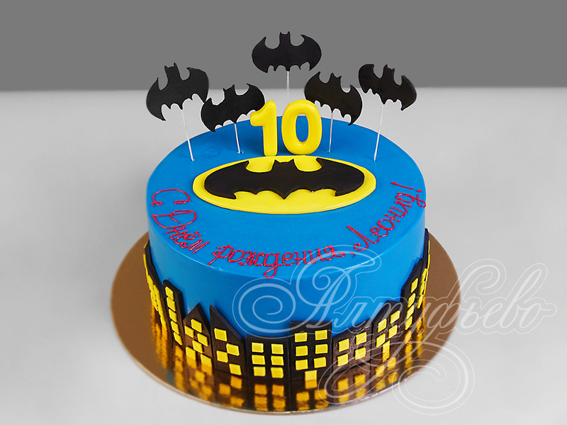 Торт Batman на 10 лет