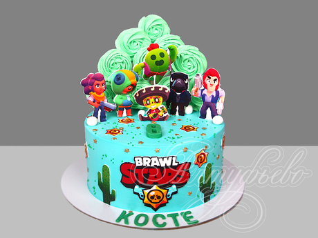 Торт Brawl stars на 8 лет