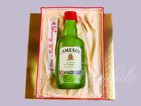 Торт виски Jameson на 45 лет