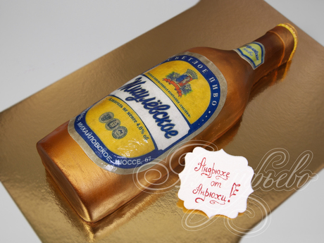 Торт бутылка пива «Жигулевское»