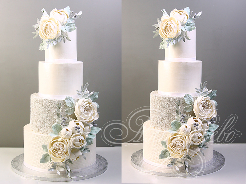 Белый свадебный торт 0809919