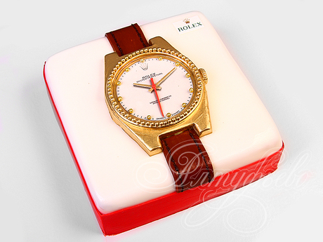Торт "Часы ROLEX"