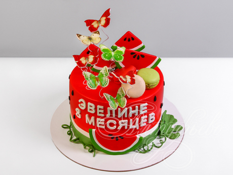 Торт-арбузик для малышки