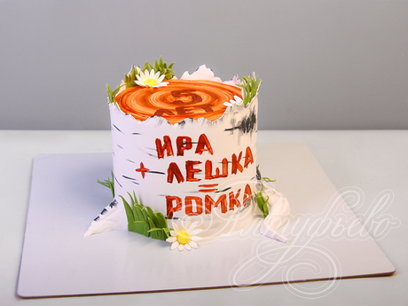 Торт на Деревянную Свадьбу